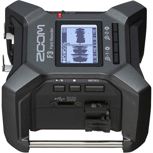 zoom f3 field recorder מכשיר הקלטה לשטח 