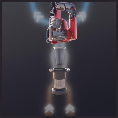 שואב אבק עומד Einhell TE-SV 18 Li-Solo 2347180