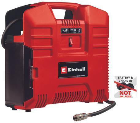 מדחס אוויר נייד נטען איינהל Einhell 36V  TE-AC 36/8 LI OF SET-S