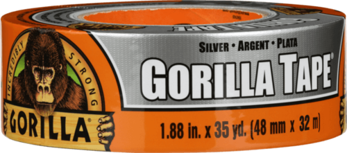 סרט הדבקה \ חבלה גורילה כסוף סופר חזק Gorilla Tape 48mmX9.14m