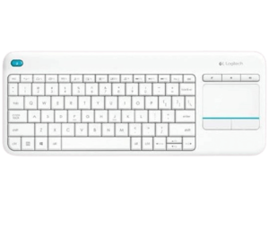 מקלדת אלחוטית Logitech Touch K400 Plus Retail לבן