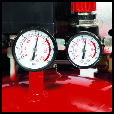 מדחס חבית 24 ליטר מושתק מנוע עליון איינהל Einhell