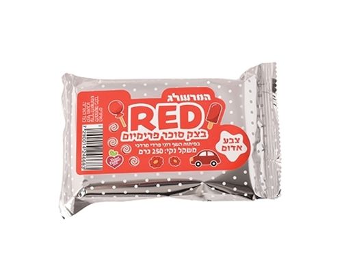 בצק סוכר פרימיום אדום 250 גר' 