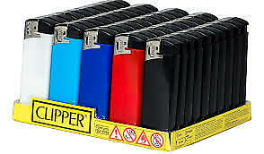 מצית קליפר אלקטרונית חלקה  clipper