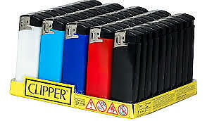 מצית קליפר אלקטרונית חלקה  clipper