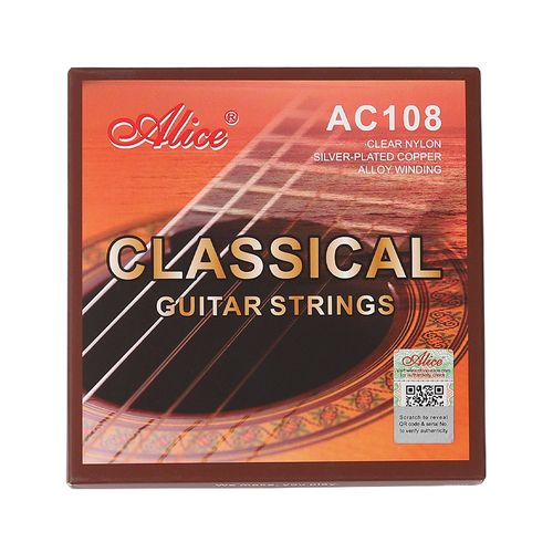 סט מיתרים לגיטרה קלאסית Alice AC108-N