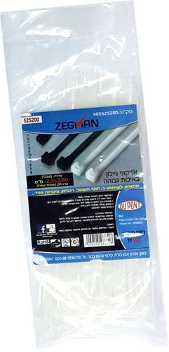 אזיקונים לבנים 150*3.6 מ"מ