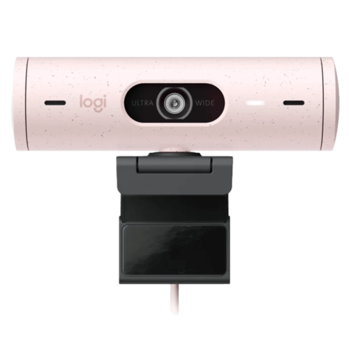 מצלמת רשת Logitech BRIO 500 ורוד