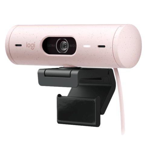 מצלמת רשת Logitech BRIO 500 ורוד