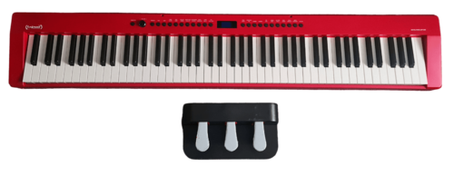 פסנתר חשמלי 88 קלידים שקולים עם BLUETOOTH בצבע אדום LDP-S160 מבית LEGRAND