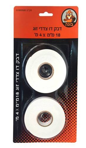 דבק דו צדדי 18 מ