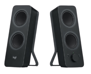 רמקולי סטריאו בלוטוס Z207 למחשב מבית Logitech שחור