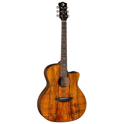 גיטרה אקוסטית מדגם Gypsy Exotic בגימור Spalt Maple Graphic מבית Luna 
