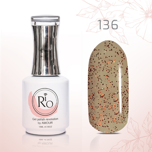 לק ג'ל ריו - Rio - 136