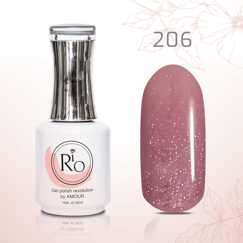 לק ג'ל ריו - Rio - 206