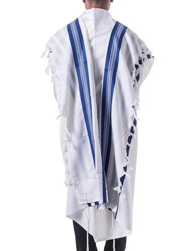 טלית א.א צבע כחול