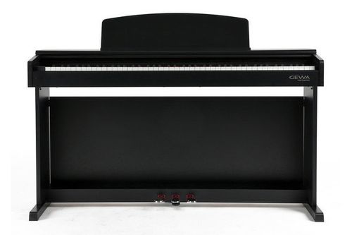 פסנתר חשמלי רהיט תוצרת גרמניה DP-300 עם מנגנון פטישים בצבע שחור 120300 מבית GEWA (Germany)