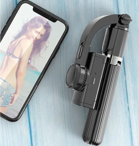 מייצב צילום גימבל לסמארטפון Gimbal משולב חצובה