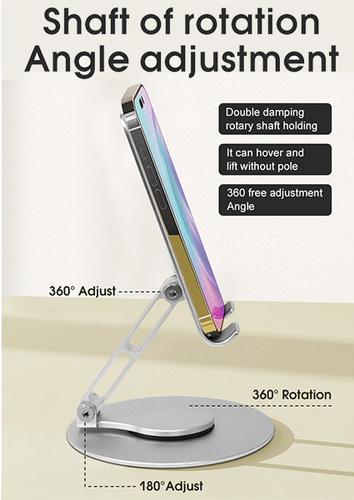 מעמד מתכת שולחני לנייד ולטאבלט Steel 360