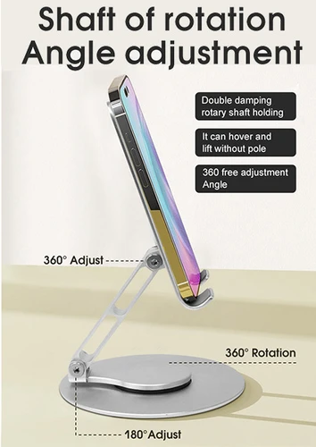 מעמד מתכת שולחני לנייד ולטאבלט Steel 360