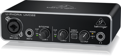 כרטיס קול UMC22 מבית Behringer