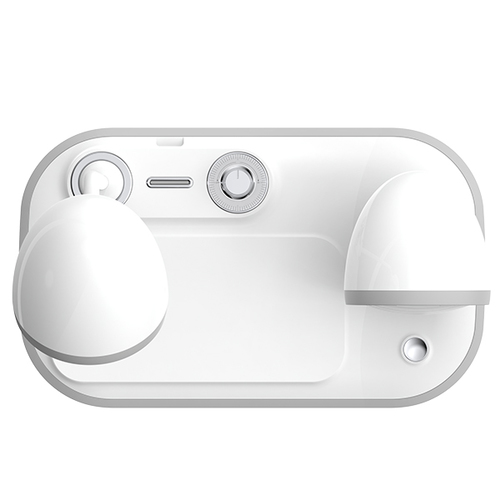 מעמד טעינה אלחוטי 15W משולב עם רמקול Bluetooth ותאורת לד