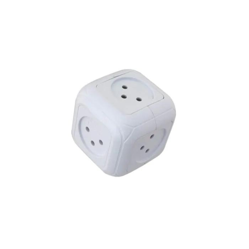 קובייה מפצל חשמל 5 שקעים semicom switch - SW-CUB5 