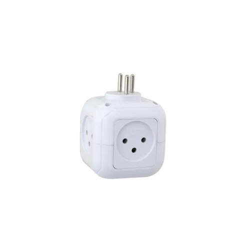 קובייה מפצל חשמל 5 שקעים semicom switch - SW-CUB5 