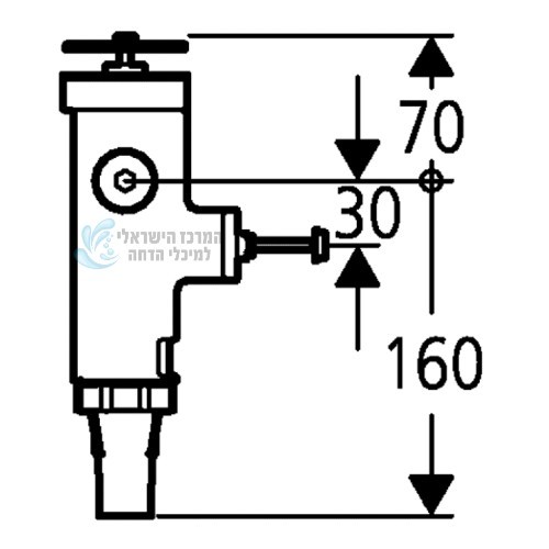 43996000 GROHE | מזרם נחושת גרואה RONDO לאסלה | גוף סמוי 