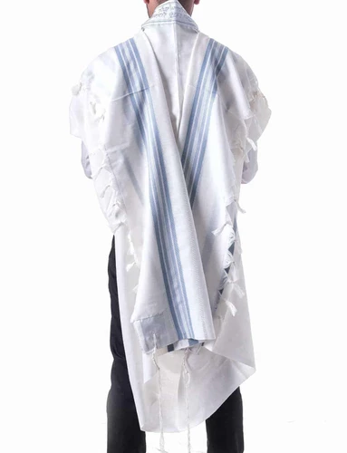 טלית א.א צבע תכלת