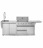  ‏מטבח חוץ ‏גז Caesar Julius 4 Kitchen + Sink