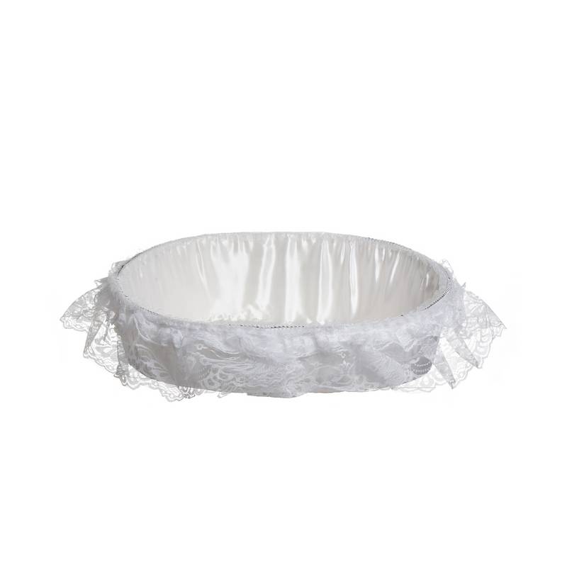 סלסלה אובלית צפוי בד 40*30*12 ס”מ