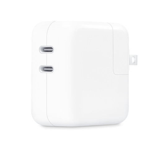 מטען קיר מקורי אפל 35W USB-C Dual Port Power Adapter