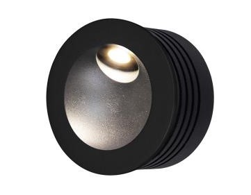 שקוע קיר שחור LED IP65