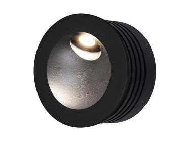 שקוע קיר שחור LED IP65