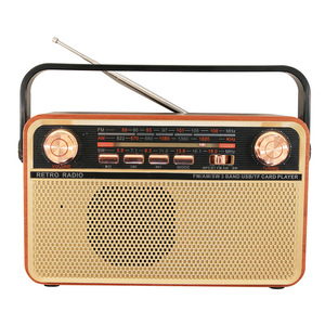 רדיו רמקול בלוטוס טרנזיסטור בעיצוב של פעם - דגם U