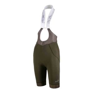 ביב רכיבה נשים NEW LADY VENTURE BIBSHORT ירוק עמוק מתקדם מסנן קרינה ומנדף