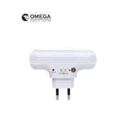 מנורת לילה חירום לד עם חיישן ומפסק OM-night-3.7V-S אומגה OMEGA