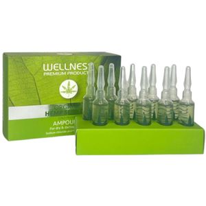 10 אמפולות קרטין לטיפול ושיקום 10 מ"ל - Wellness וולנס