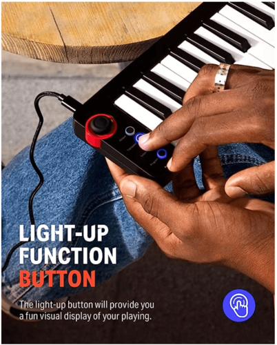 מקלדת מידי מיני 25 קלידים MIDI EC3333 N25 מבית DONNER