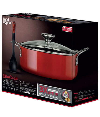 סוטאז 28 BIOCOOK + כף בצבע אדום