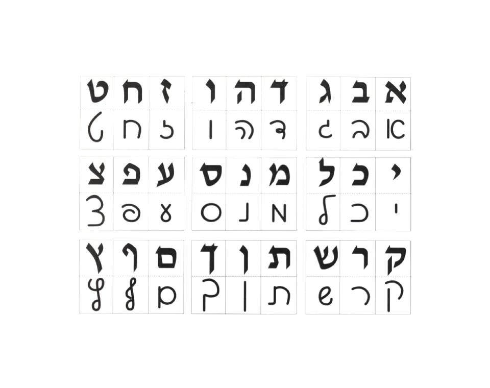 ערכת אותיות דפוס וכתב ללוח