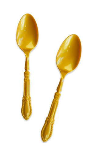 כפיות מיני לקינוחים זהב