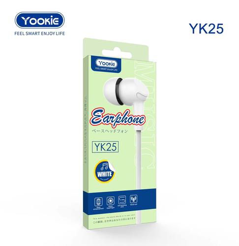 אוזניות חוט YOOKIE YK25 שחור