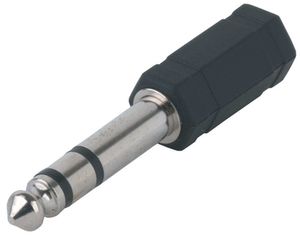 מתאם סטריאו 6.3mm stereo jack plug socket - 3.5 mm stereo jack plug מבית GEWA (Germany)