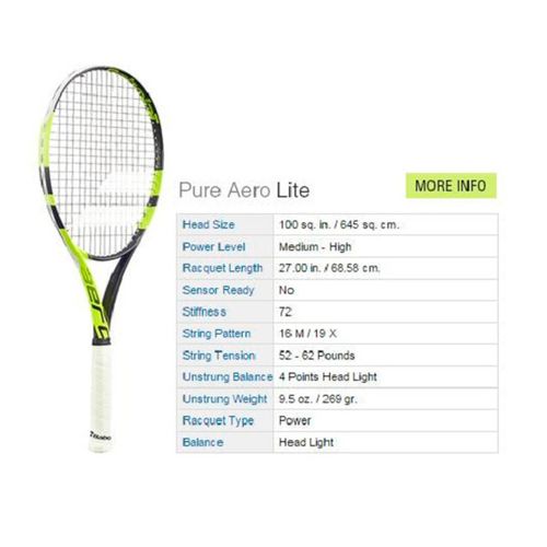 Babolat Pure Aero Lite מחבט טניס