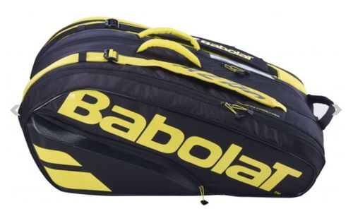 תיק טניס בבולט RH X12 Pure Aero Black Yellow 2021 Babolat