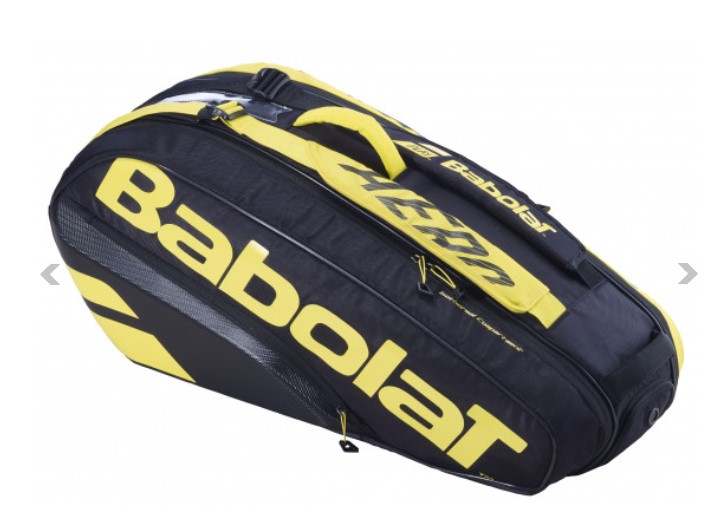תיק טניס בבולט Babolat Pure Aero Black Yellow 2021 RHX6