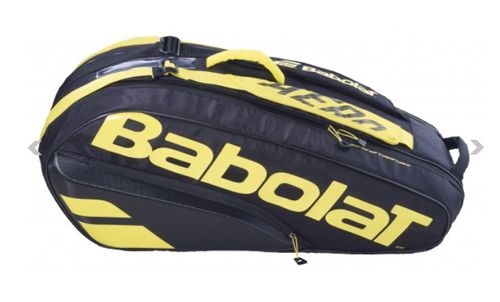 תיק טניס בבולט Babolat Pure Aero Black Yellow 2021 RHX6