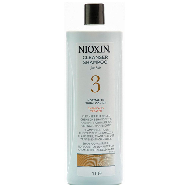 Nioxin System 3 Shampoo 1000 ml שמפו